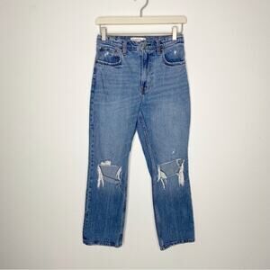 Abercrombie & Fitch The Ankle Straight Ultra High Rise Jeans Size 2/26 Petite